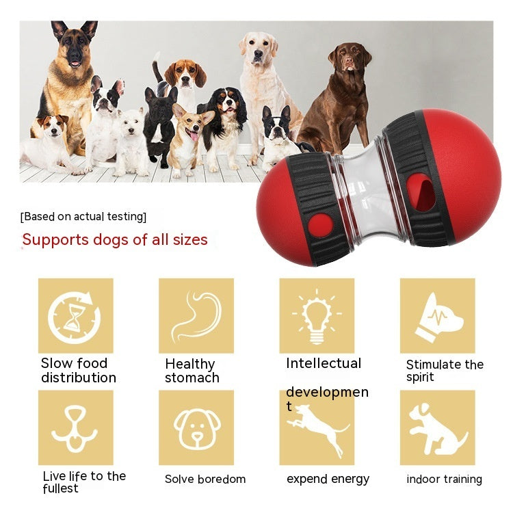 Interactive Dog Toy for Slow Food Feeding